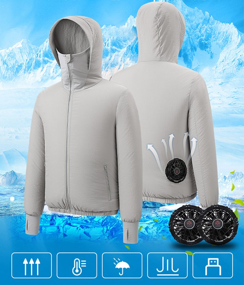 Outdoor Sport Jacket Brand - Summer Sport Fan Air Condition Cool