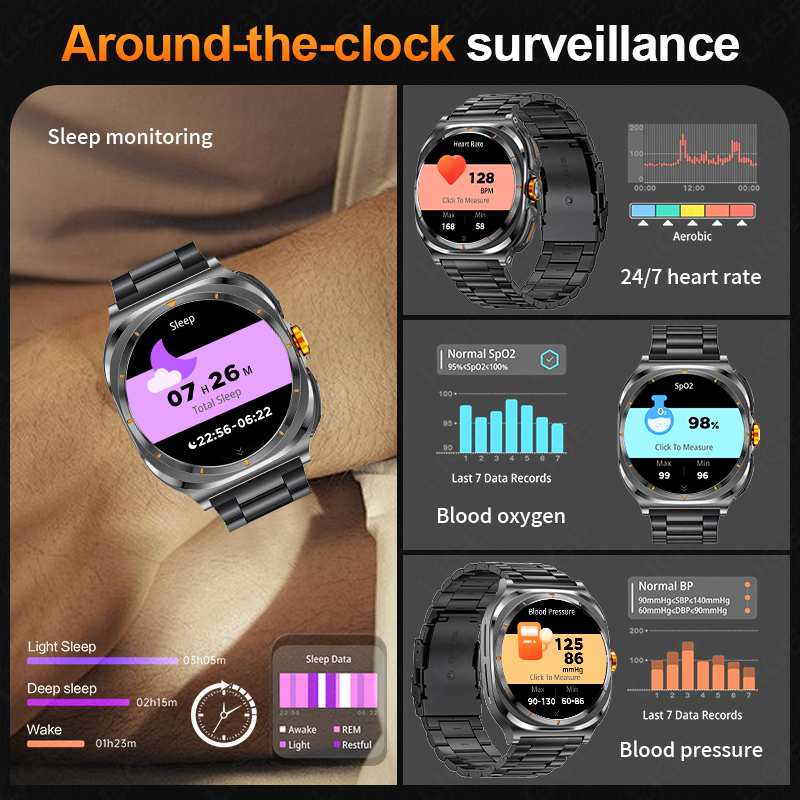 LIGE 2025 Watch Wireless Earph - Definition Of Outdoor Sport review and price