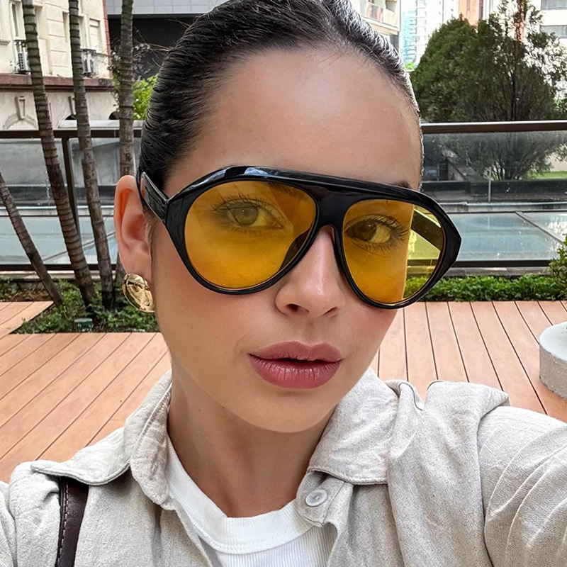 Fashion Oversized Pilot Sungla - Outdoor Sport Glasses review and price