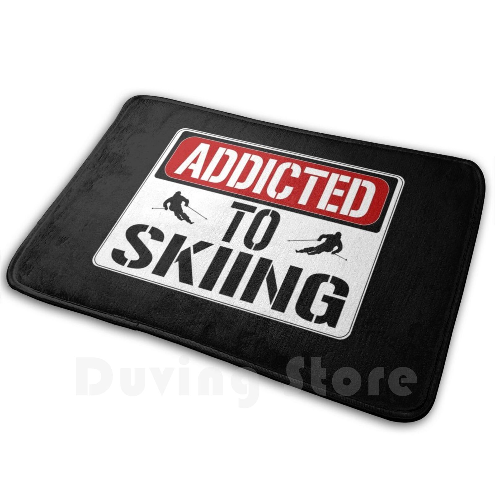 Addicted To Skiing Carpet Mat  - Outdoor Sport Flooring review and price