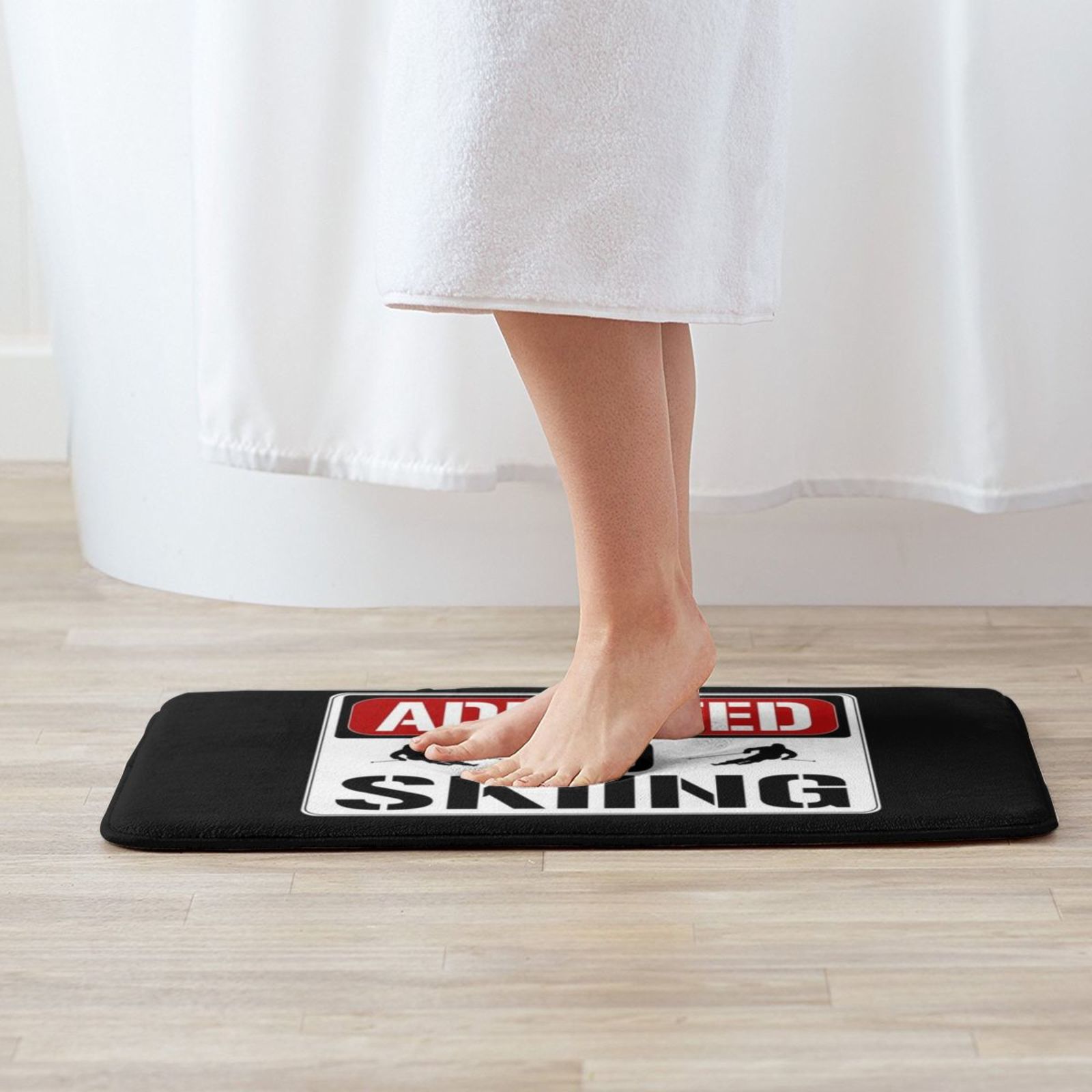 Addicted To Skiing Carpet Mat  - Outdoor Sport Flooring review and price
