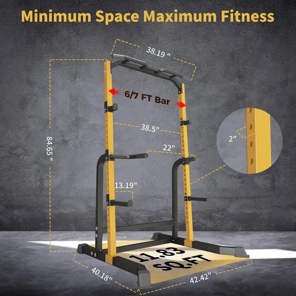 Home Gym Power Rack with Pull- - Gymnastic Bar Home review and price