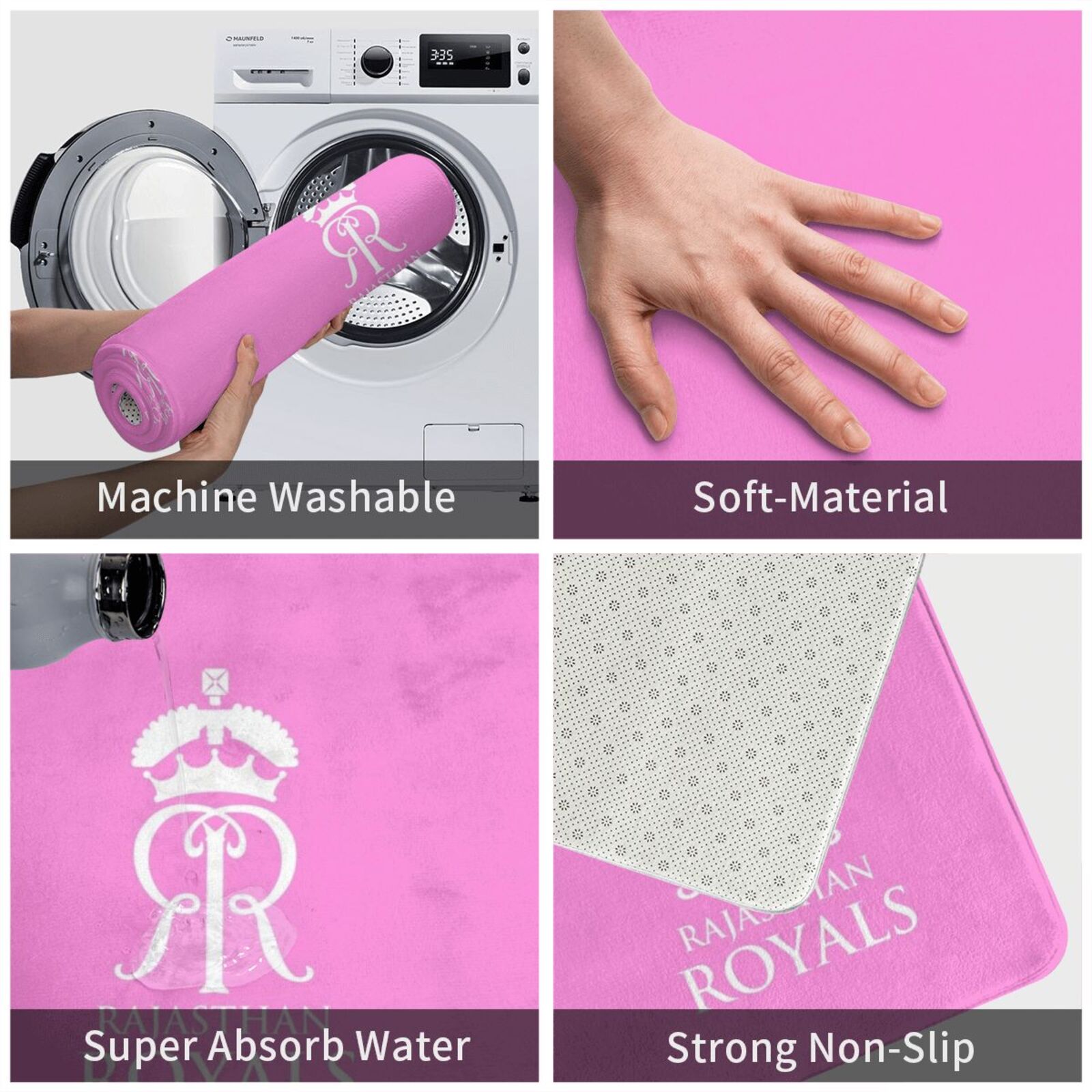 Rajasthan Royals-Pink Carpet M - Outdoor Sport Flooring review and price