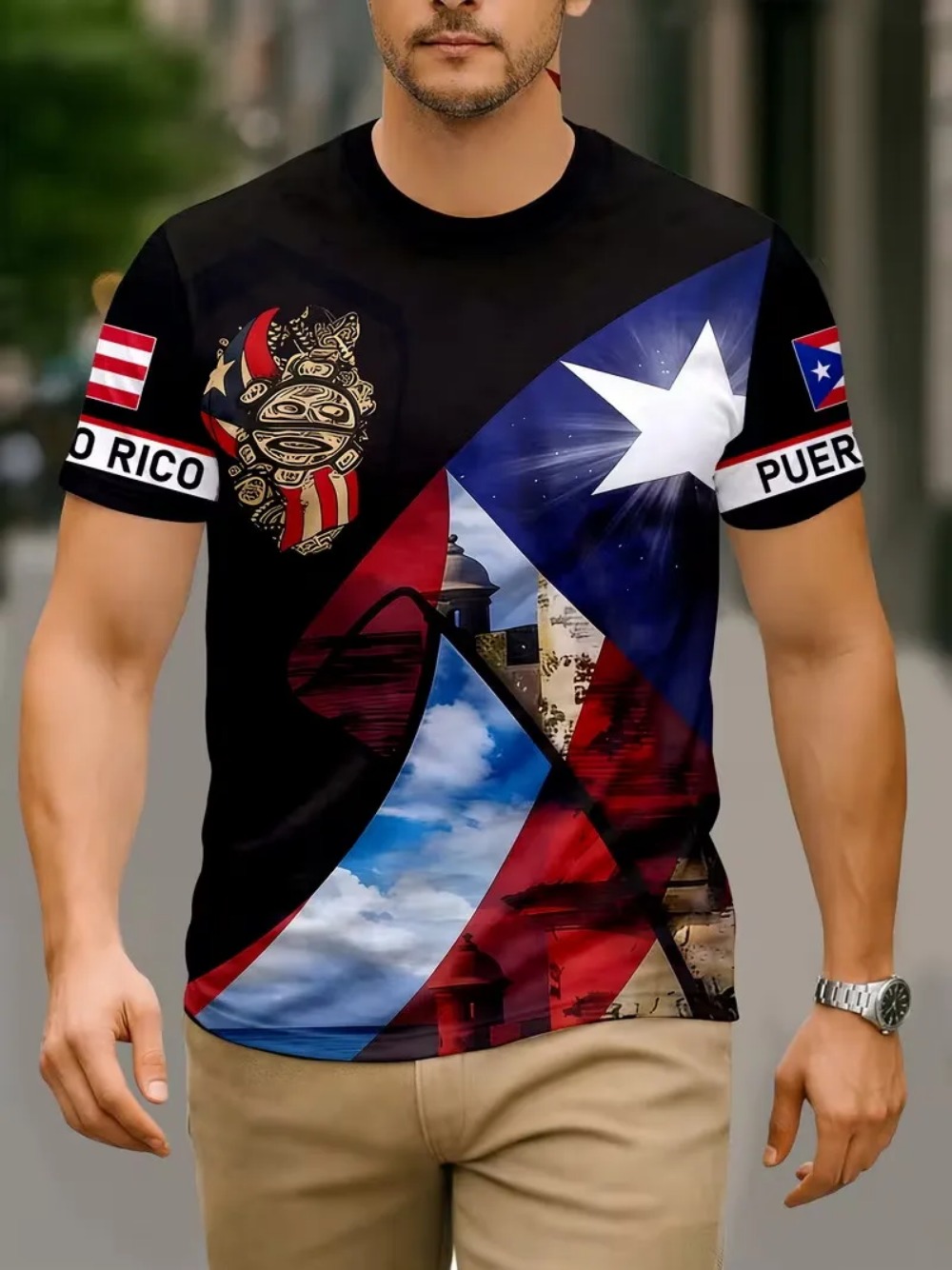 Puerto Rico Flag 3D Print spor - Outdoor Sport Club review and price