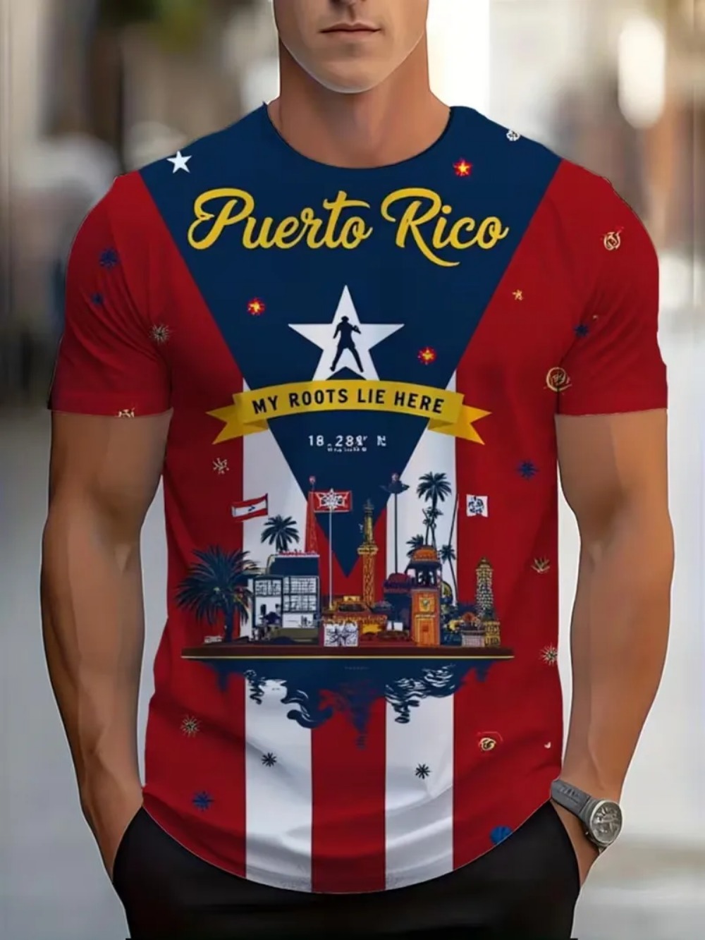Puerto Rico Flag 3D Print spor - Outdoor Sport Club review and price