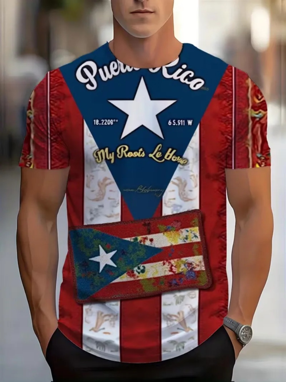 Puerto Rico Flag 3D Print spor - Outdoor Sport Club review and price
