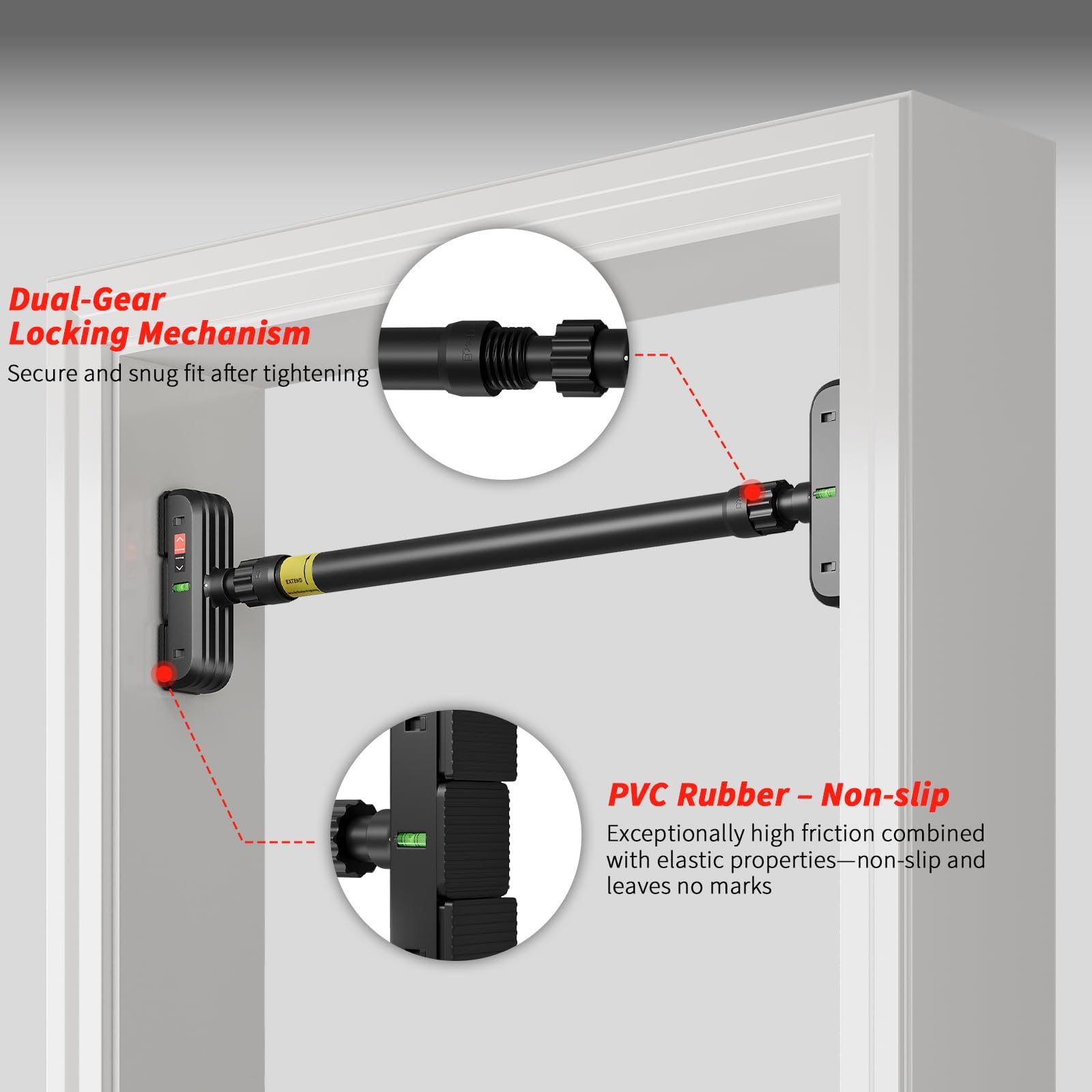 Doorway Pull Up Bar No Screws  - Gymnastic Bar Home review and price