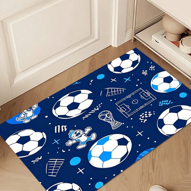 Black Gray Swirl Soccer Print  - Outdoor Sport Flooring review and price
