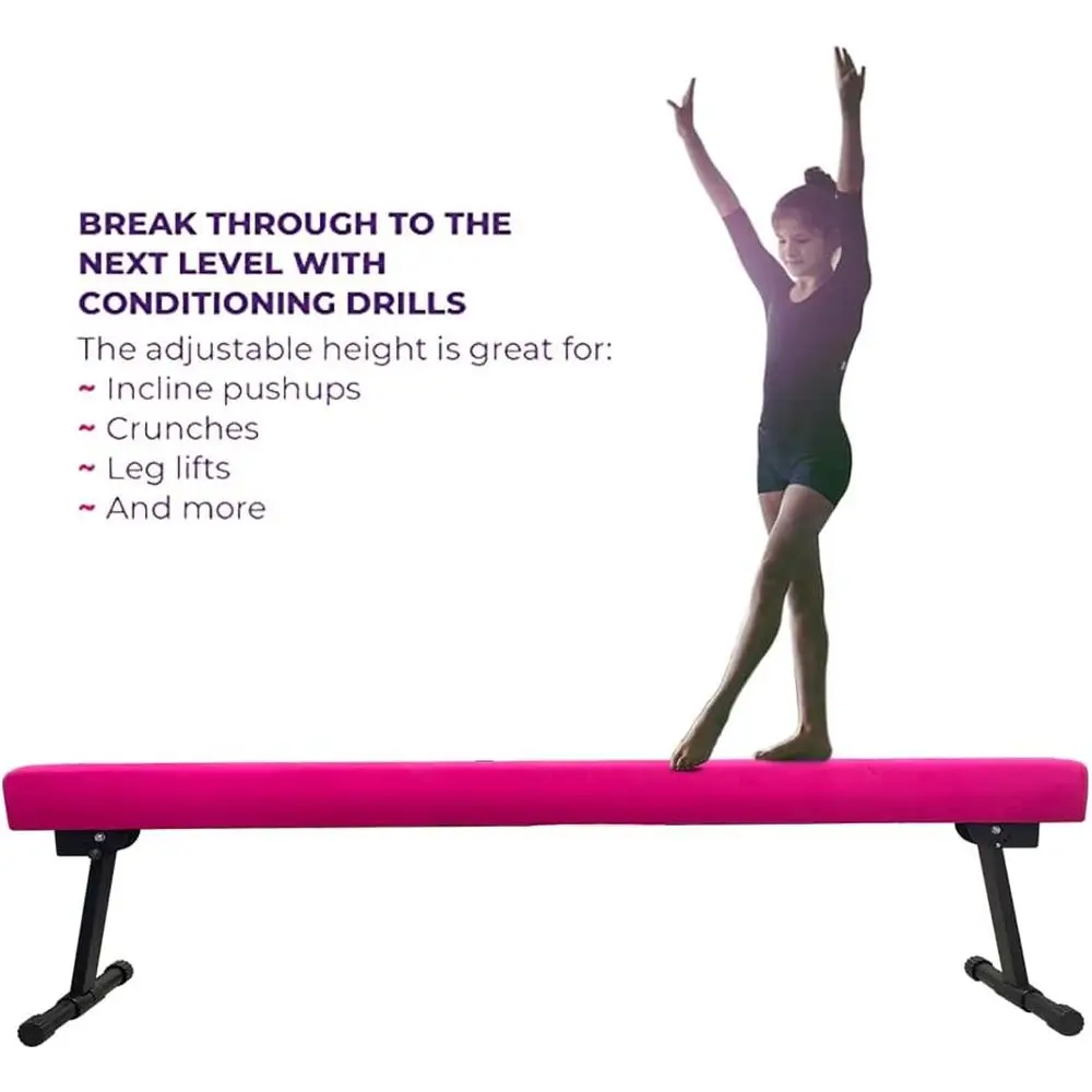 Adjustable Height Gymnastics B - Gymnastic Bar Home review and price