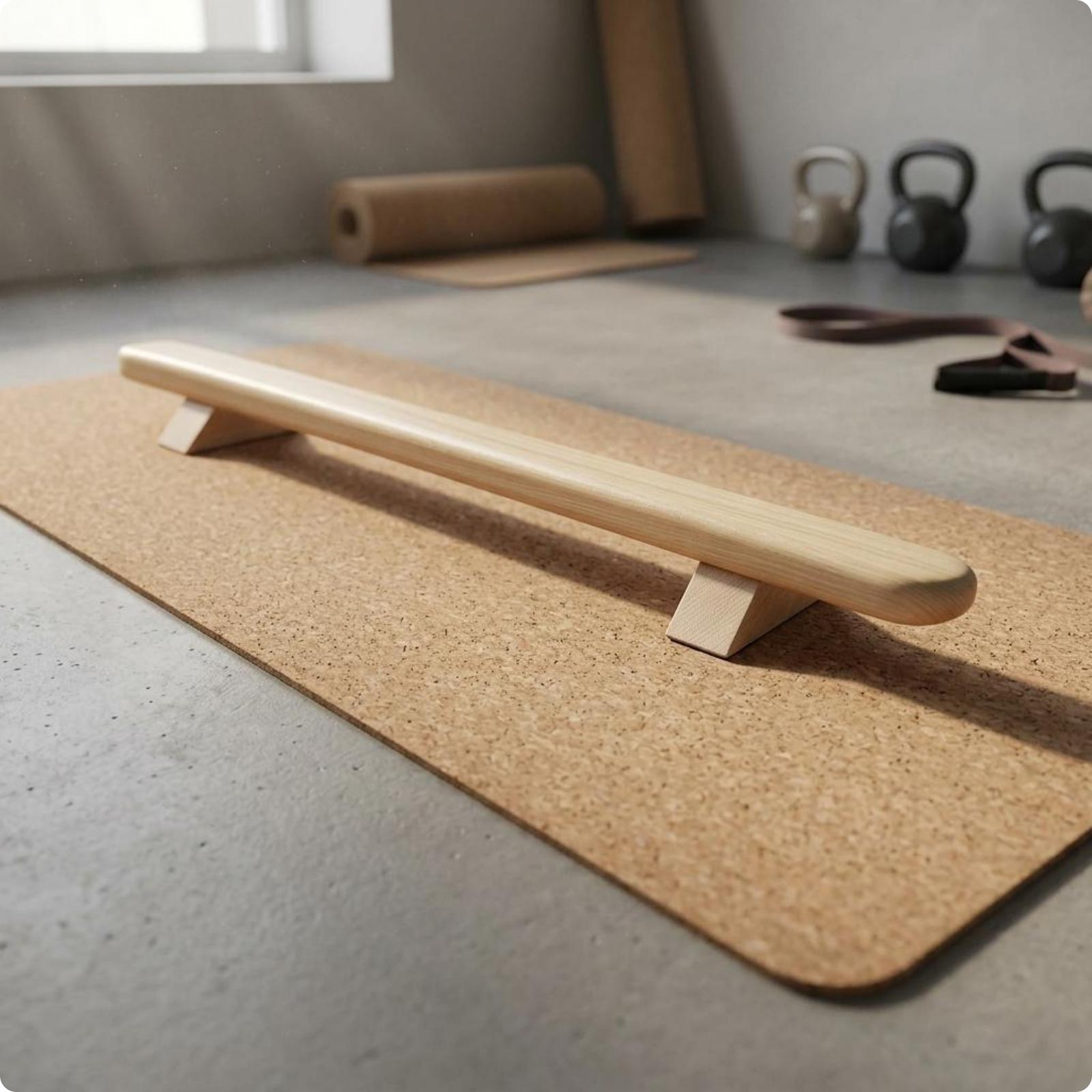 Wooden Gymnastics Bar with Rou - Gymnastic Bar Home review and price
