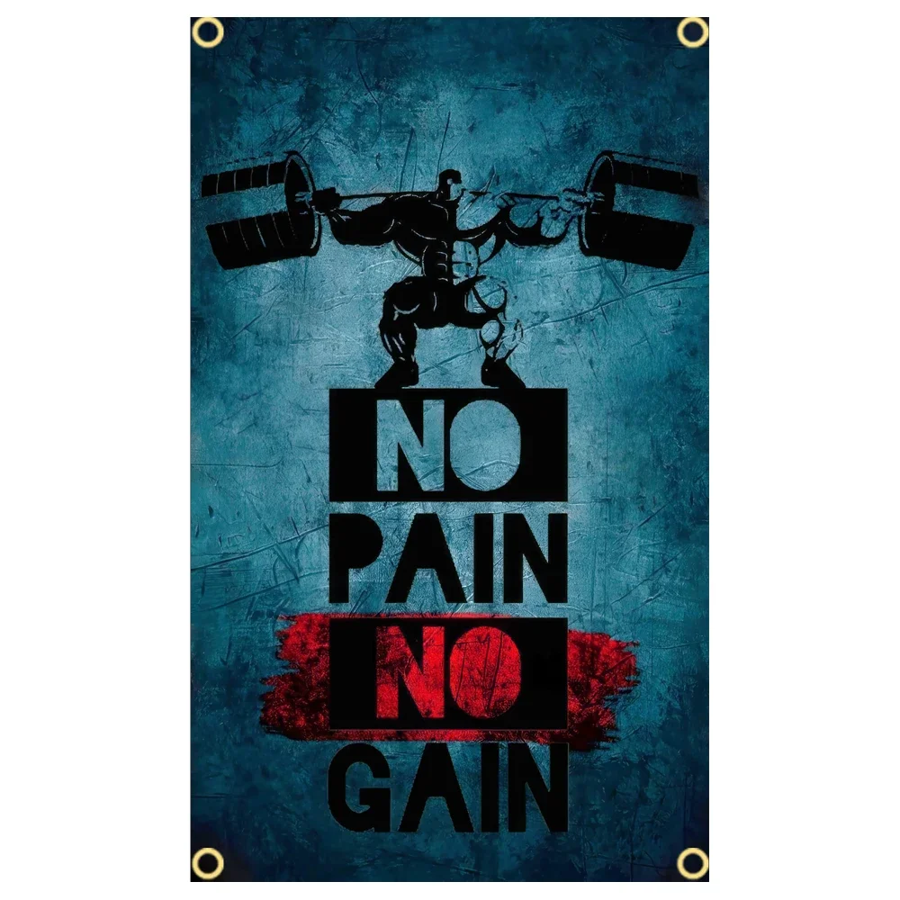 GYM Flag Message Signs Slogan  - Outdoor Sport Club review and price
