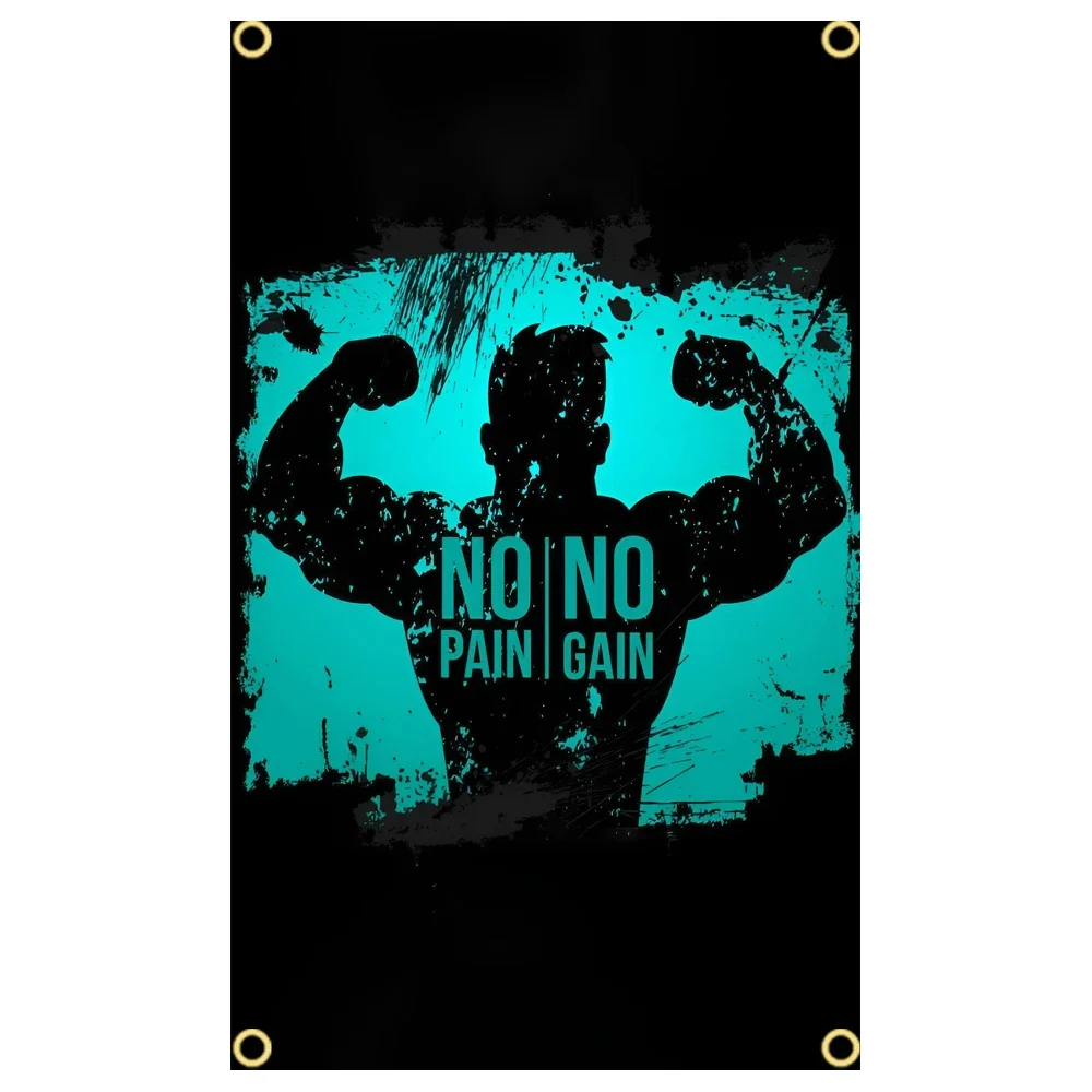 GYM Flag Message Signs Slogan  - Outdoor Sport Club review and price